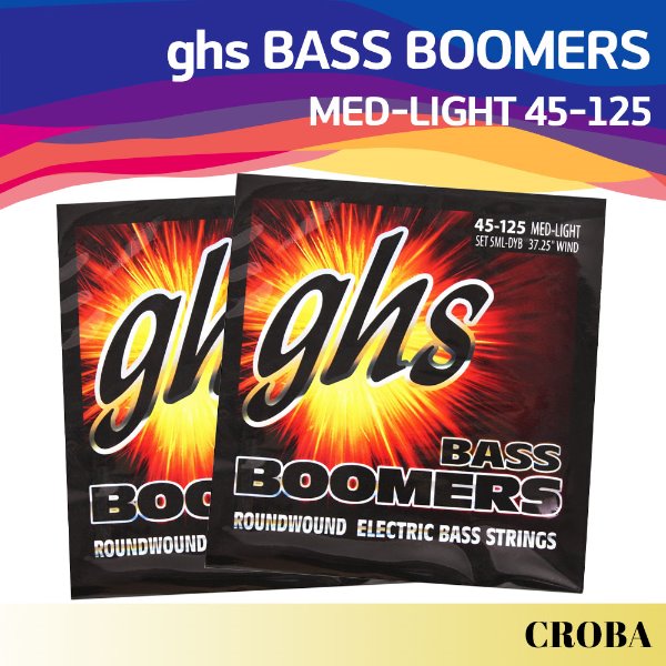 GHS FLEA 베이스 기타줄 5현 BOOMERS ML3045F 45-125