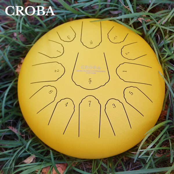 크로바 12인치 13음 음계각인 스틸 텅드럼 CDT-N200 골드에디션